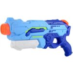 Pistol cu Apa pentru Copii, Rezervor, Pentru Piscina/Plaja, Embo, 6ani+, Albastru, 1200ML