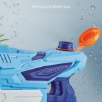 Jucarie de apa pentru copii, Rezervor, Pentru Piscina/Plaja, Embo, 6ani+, 3 duze, Albastru, 300ML - imagine 3