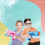Jucarie de apa pentru copii, Rezervor, Pentru Piscina/Plaja, Embo, 6ani+, 3 duze, Albastru, 300ML - imagine 4