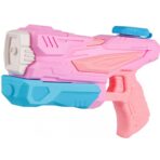 Pistol cu Apa pentru Copii, Rezervor, Pentru Piscina/Plaja, Embo, 6ani+,  3 duze, Roz, 300ML