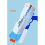 Jucarie de apa pentru copii, Rezervor, Pentru Piscina/Plaja, Embo, 6ani+, 5 duze, Quick Fill, Albastru, 800ML - imagine 5