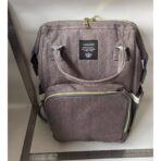 Rucsac Multifunctional pentru Mamici, Embo, din Panza Oxford, Compartimentare Multipla, Impermeabil, 43 x 18 x 26 cm, Gri Inchis - imagine 2