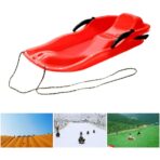 Sanie, Embo, din Plastic, +3 Ani, 87 x 40 x 17.5 cm, cu Frana si Franghie, pentru Adulti si Copii, Rosu - imagine 5