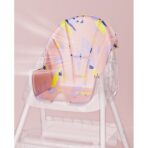 Scaun de Masa pe Roti pentru Copii, Embo, 2 Tavite si Husa Detasabile, Multifuncțional, Stabil, Centura de Siguranta, Spatar Reglabil Moale, Balansoar, Cos de Depozitare, de la 6 Luni, Mov - imagine 10