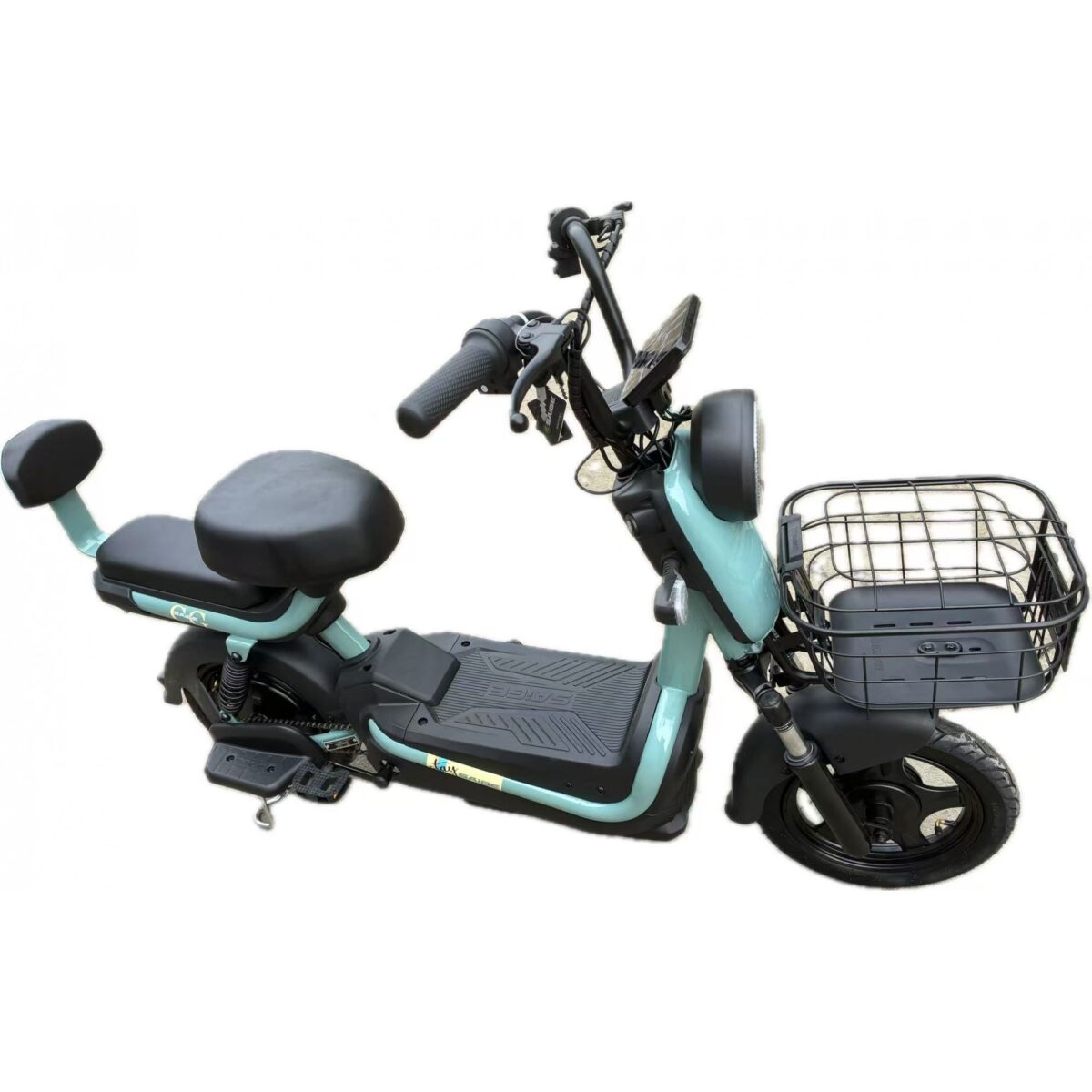 Scuter Electric KG, Saige, Fara Permis, Motor 500W, Baterie 48V20Ah, Autonomie 60km, 153x40x85 cm, Viteza Maxima 25km/h, Verde - imagine 5