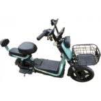 Scuter Electric KG, Saige, Fara Permis, Motor 500W, Baterie 48V20Ah, Autonomie 60km, 153x40x85 cm, Viteza Maxima 25km/h, Verde - imagine 5