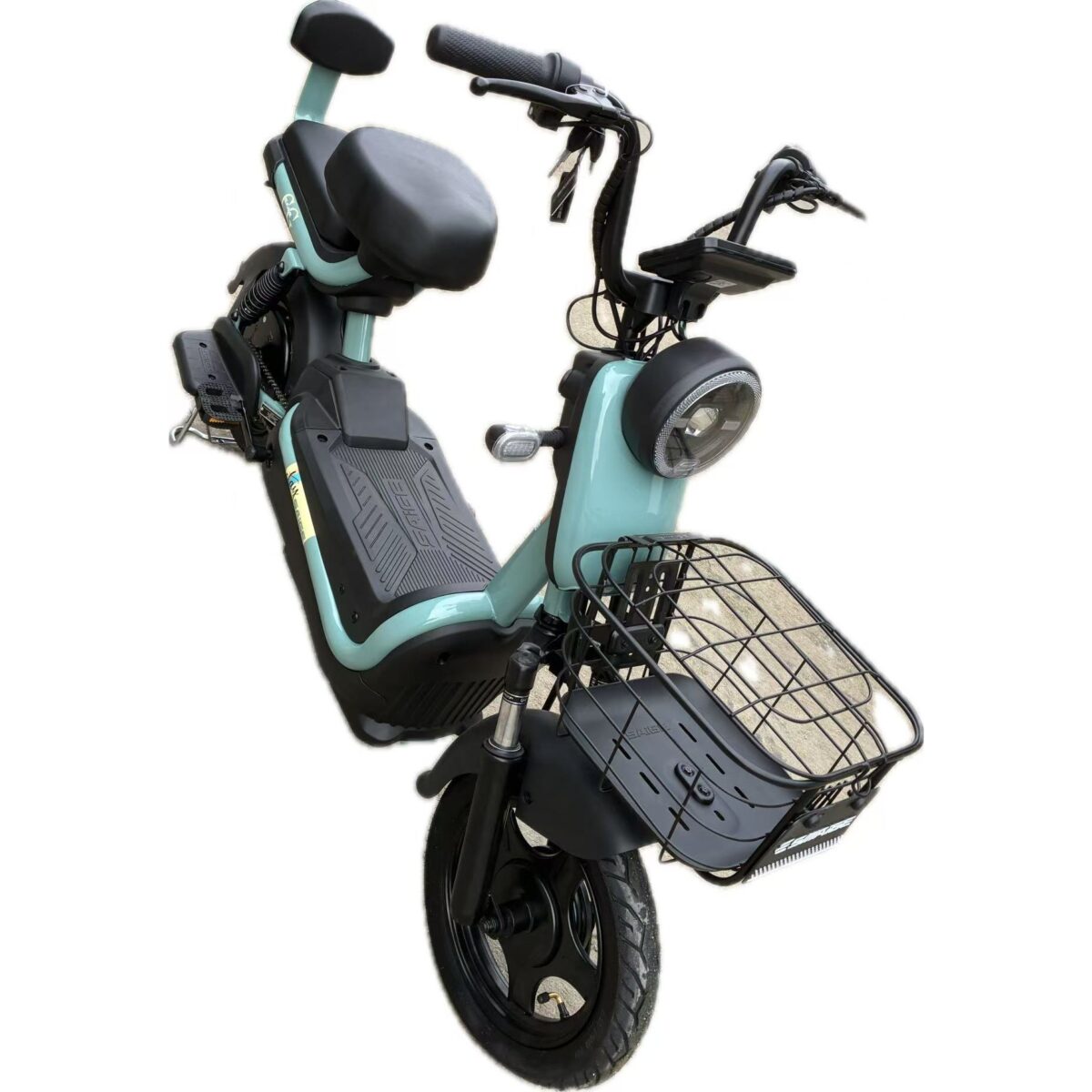 Scuter Electric KG, Saige, Fara Permis, Motor 500W, Baterie 48V20Ah, Autonomie 60km, 153x40x85 cm, Viteza Maxima 25km/h, Verde - imagine 6