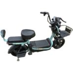 Scuter Electric KG, Saige, Fara Permis, Motor 500W, Baterie 48V20Ah, Autonomie 60km, 153x40x85 cm, Viteza Maxima 25km/h, Verde - imagine 7