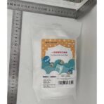 Set 10 Bavete de Unica Folosinta, Embo, Model Animalute Marine, pentru Bebelusi, din Bumbac, Impermeabil, 28 x 28 cm, Alb/Albastru - imagine 5