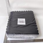 Set 10 Piese Covor tip Puzzle, Embo, Spuma EVA, Pufos, 30 x 30 x 1 cm, Negru - imagine 2