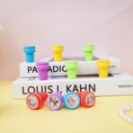 Set 10 Stampile, Embo, pentru Copii 4-6 Ani, Model Printese din Desene, 20 x 5 x 2 cm, Multicolor - imagine 5