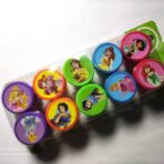 Set 10 Stampile, Embo, pentru Copii 4-6 Ani, Model Printese din Desene, 20 x 5 x 2 cm, Multicolor - imagine 4