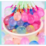 Set 111 Baloane din Latex, Embo, Aqua Party, Sistem de Umplere Rapida, 10 cm Diametru, Multicolor - imagine 2