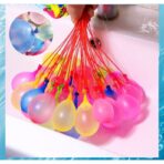 Set 111 Baloane din Latex, Embo, Aqua Party, Sistem de Umplere Rapida, 10 cm Diametru, Multicolor - imagine 3