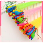 Set 111 Baloane din Latex, Embo, Aqua Party, Sistem de Umplere Rapida, 10 cm Diametru, Multicolor - imagine 4