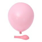 Set 12 Baloane, Embo, din Latex Macaroon, 30 cm, Roz - imagine 2