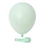 Set 12 Baloane, Embo, din Latex Macaroon, 30 cm, Verde - imagine 3