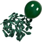 Set 12 Baloane, Embo, din Latex Standard, 25 cm, Verde Inchis - imagine 6