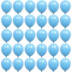 Set 12 Baloane, Embo, din Latex Standard, 30 cm, Albastru Deschis - imagine 5