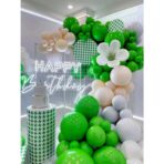 Set 12 Baloane, Embo, din Latex Standard, 30 cm, Verde - imagine 3