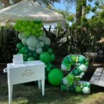 Set 12 Baloane, Embo, din Latex Standard, 30 cm, Verde Inchis - imagine 4