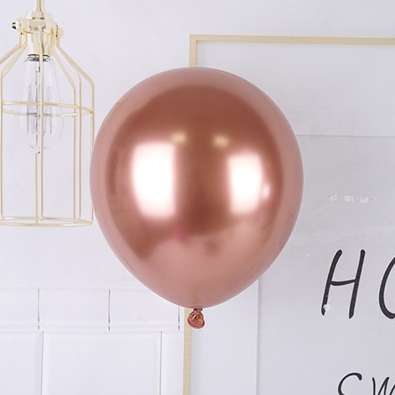 set-12-baloane-latex-cheome-13-cm-rose-gold-69139afb71851 Set 12 Baloane, Embo, din Latex Chrome, 13 cm, Roz-Auriu - imagine 3