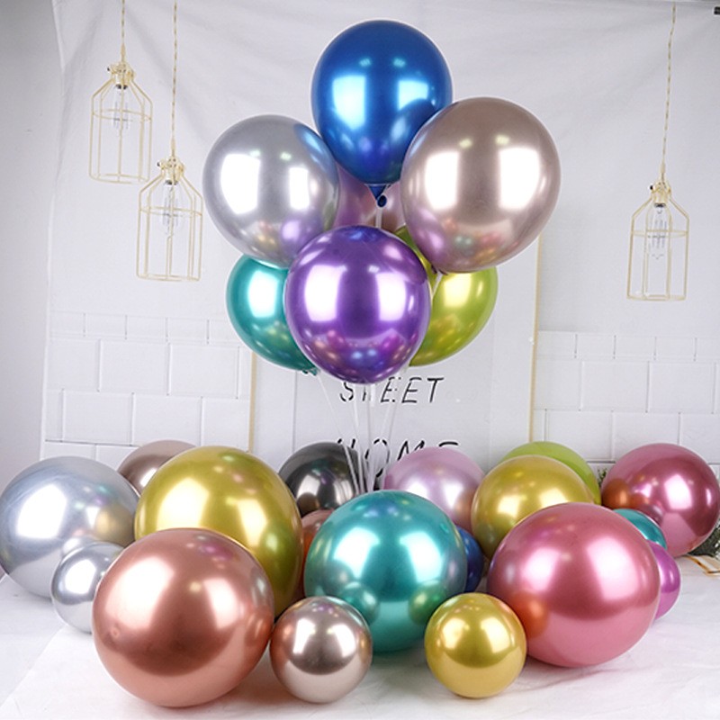 set-12-baloane-latex-cheome-30-cm-champagne-gold-69139c24bdb32 Set 12 Baloane, Embo, din Latex Chrome, 30 cm, Sampanie - imagine 5