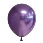 Set 12 Baloane, Embo, din Latex Chrome, 30 cm, Mov
