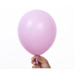 Set 12 Baloane, Embo, din Latex Macaroon, 30 cm, Fuchsia - imagine 4