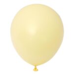 Set 12 Baloane, Embo, din Latex Macaroon, 30 cm, Galben
