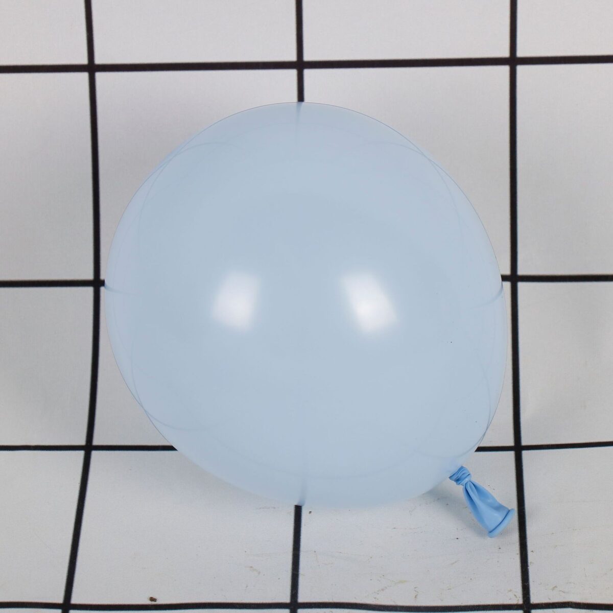 Set 12 Baloane, Embo, din Latex Macaroon, 30 cm, Bleu - imagine 2