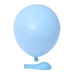 Set 12 Baloane, Embo, din Latex Macaroon, 30 cm, Bleu - imagine 3