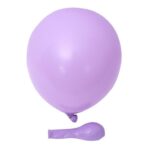 Set 12 Baloane, Embo, din Latex Macaroon, 30 cm, Mov - imagine 2