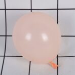 Set 12 Baloane, Embo, din Latex Macaroon, 30 cm, Portocaliu - imagine 2
