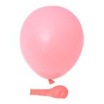 Set 12 Baloane, Embo, din Latex Macaroon, 30 cm, Rosu - imagine 5