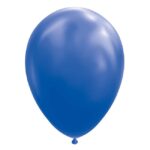Set 12 Baloane, Embo, din Latex Standard, 13 cm, Albastru