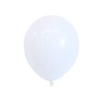 Set 12 Baloane, Embo, din Latex Standard, 25 cm, Alb - imagine 5