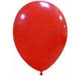 Set 12 Baloane, Embo, din Latex Standard, 25 cm, Rosu