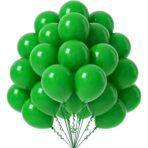 Set 12 Baloane, Embo, din Latex Standard, 25 cm, Verde - imagine 6