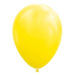 Set 12 Baloane, Embo, din Latex Standard, 30 cm, Galben