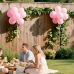 Set 12 Baloane, Embo, din Latex Standard, 30 cm, Roz Deschis - imagine 3