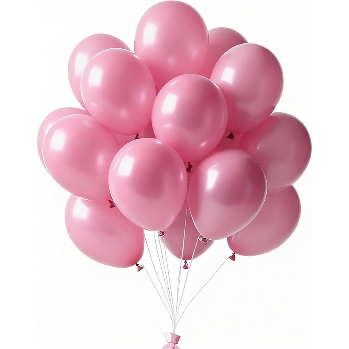Set 12 Baloane, Embo, din Latex Standard, 30 cm, Roz Deschis - imagine 5