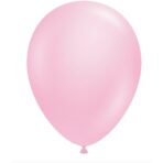 Set 12 Baloane, Embo, din Latex Standard, 30 cm, Roz Deschis