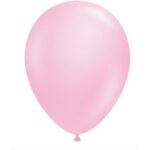 Set 12 Baloane, Embo, din Latex Standard, 30 cm, Roz Deschis