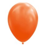Set 12 Baloane, Embo, din Latex Standard, 30 cm, Portocaliu