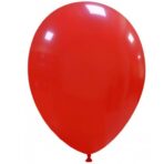Set 12 Baloane, Embo, din Latex Standard, 30 cm, Rosu