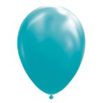 Set 12 Baloane, Embo, din Latex Standard, 30 cm, Turcoaz