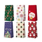 Set 12 Pungi de Cadou, Embo, Tema Craciun, cu Motive Festive, 12 Stickere Incluse, 22 x 12 x 8 cm, din Hartie, Multicolor