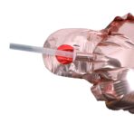 Pai pentru Baloane din Folie, Embo, Pai din Plastic pentru Umflarea Baloanelor din Folie, Lungime 8 cm, Transparent