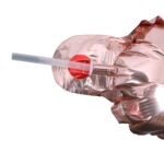 Pai pentru Baloane din Folie, Embo, Pai din Plastic pentru Umflarea Baloanelor din Folie, Lungime 8 cm, Transparent